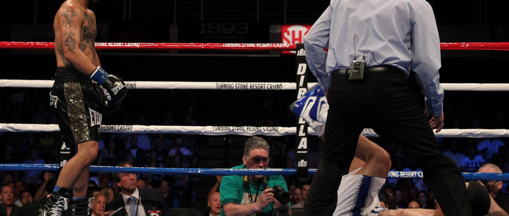 June 9, 2017, Regis Prograis TKOs Joel Diaz Jr at 2:55 in round 2 of 10